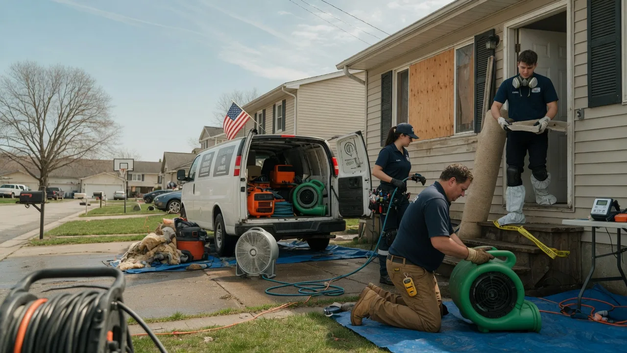 Water Damage Restoration in Franklin Grove, IL near me